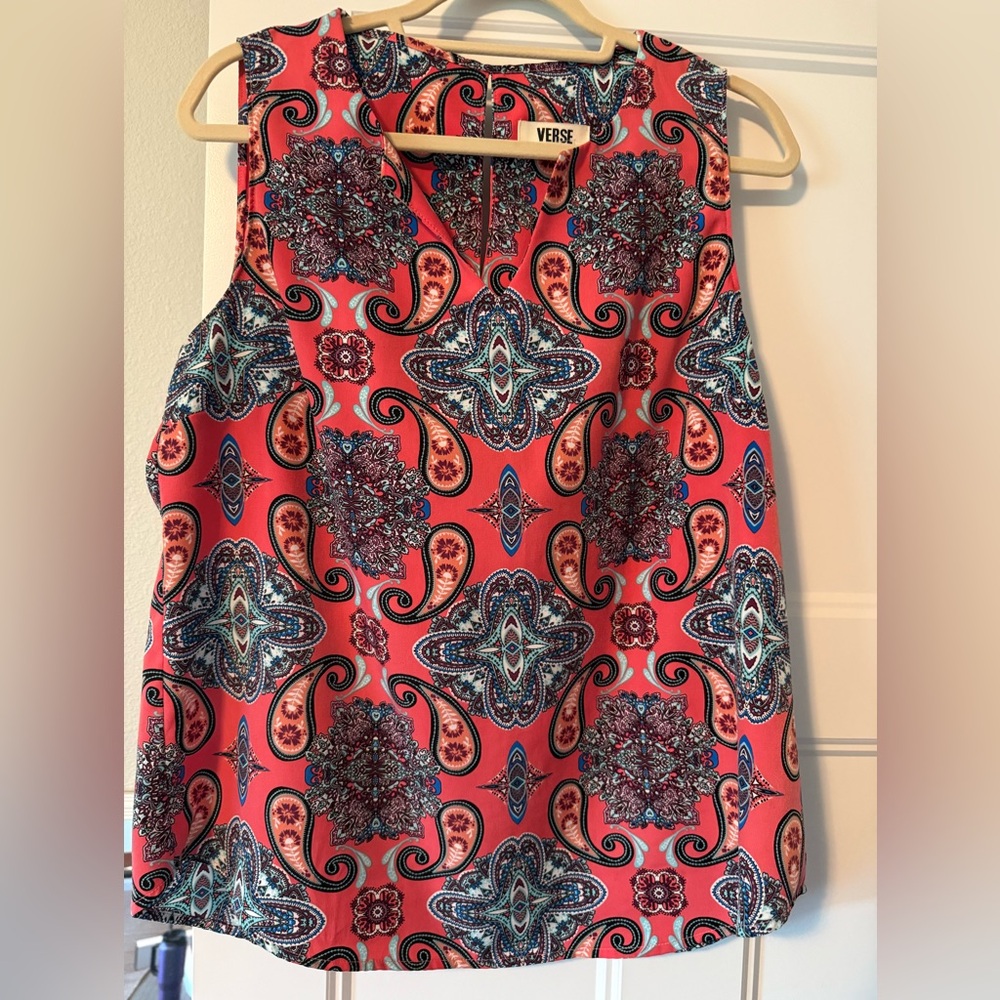 Renee C Jory Split Neck Top